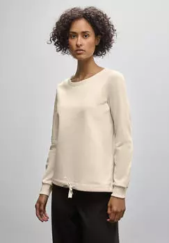 Street One Frauen Sweatshirt in Beige Gr: (A30319616351)