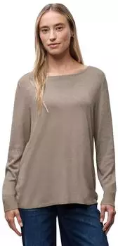 Street One Frauen Basic Pullover in Beige Gr: (A30329017012)