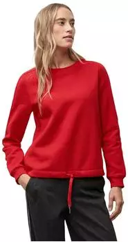 Street One Frauen Sweatshirt mit Rippdetail in Rot Gr: (A30354416865)