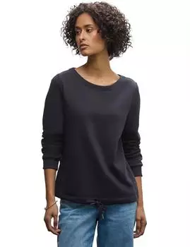 Street One Frauen Sweatshirt in Blau Gr: (A30319615899)