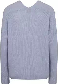 Mos Mosh Thora Pullover mit Alpaka hellblau