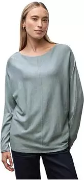 Street One Frauen Basic Dolman Pullover in Blau Gr: (A30334516761)