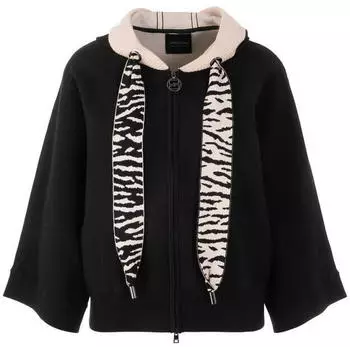 Marc Cain Strickjacke mit 3/4-Arm schwarz