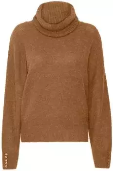 ICHI Ihkamara Regular Fit Strickpullover mit Alpaka-Anteil (20121996) karamell/monk's robe