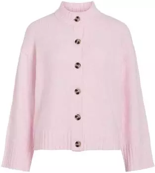 Vila Jacquard Strickjacke (48167651) cherry blossom detail:melange