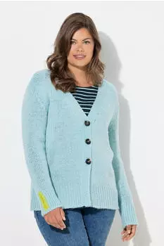 Laurasøn Lange Strickjacke mit Taschen (834726) hellblau