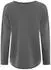 Zwillingsherz Positive Mind Sweatshirt mit Kontrastnähten (32137811) dunkelgrau