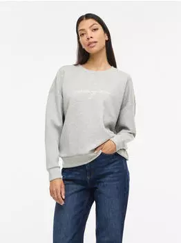 Vila VISIFFI Sweatshirt (19402169) light grau melange/snow weiß/birch