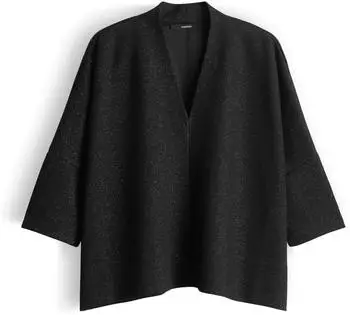 someday. Ushimmer Loose Sweatshirt mit Glanz Effekt schwarz