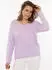 Zwillingsherz Positive Mind Sweatshirt mit Kontrastnaht