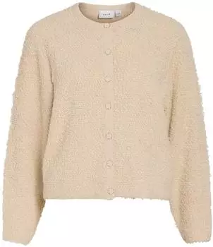 Vila Vipaza O-Neck L/S Strickjacke (14098998) birch