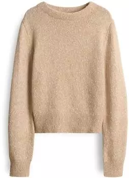 Opus PANEP Regular Strickpullover beige
