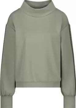 Monari Sweatshirt mit Streifen sage