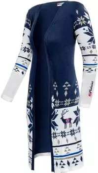 Nebulus NORON Jacke mit Kapuze im Norweger-Style navy-wei&szlig;