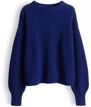 someday. Tellina Texture Regular Strickpullover electric blue