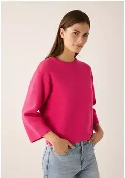 More & More Pullover mit 3/4-Arm pink