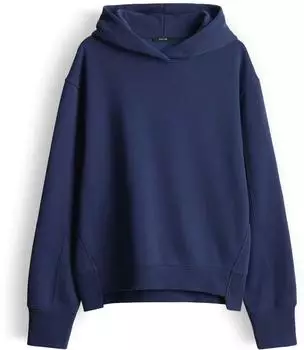 Opus Gespi Regular Hoodie aus weichem Baumwollmix dunkelblau