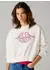 Pepe Jeans Bernis Sweatshirt mit Rundhalsausschnitt, bestickt elfenbein/rot