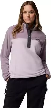 Columbia Benton Springs 1/2 Snap Pullover Fleece lavender pearl/shale lila/shark