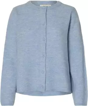 Selected SLFLULU Cardigan (16098138) hellblau