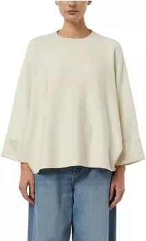 Comma Cape mit Stehkragen offwhite
