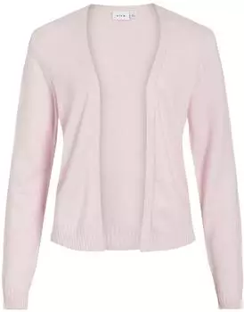 Vila Viril Kurze Strickjacke rosa