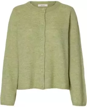Selected SLFLULU Strickjacke hellgrün