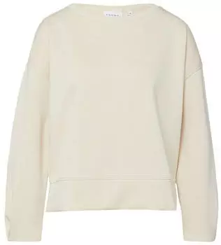 Comma Pullover mit Viskose und Stretch vanilla