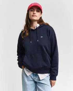 GANT Shield Hoodie Relaxed Fit (4201413) evening blue