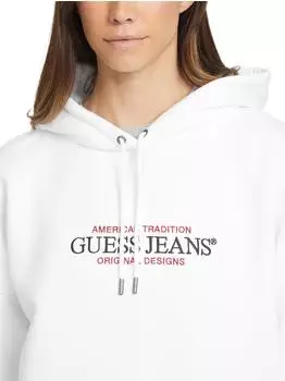 Guess W4YQ15 KC811 Kapuzenpullover rot/schwarz/weiß
