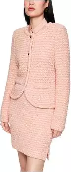 Marc Cain Cardigan mit Glitzergarn beige