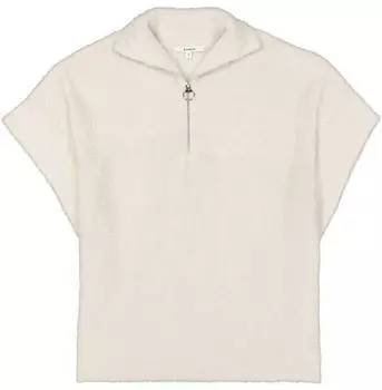 Garcia Jeans L50245 Pullover Troyer Loose Fit offwhite