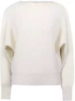 Zero Strickpullover mit U-Boot Ausschnitt eggnog/beige