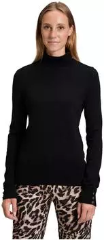 Betty Barclay Strickpullover mit Stehkragen schwarz