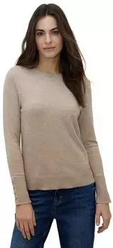 Street One Studio Frauen Strickpullover in Beige Gr: (F30358317271)