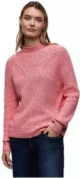 Street One Frauen Mouline Pullover in Pink Gr: (A30369827261)