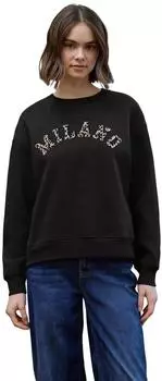 Street One Studio Frauen Loose Fit Sweatshirt in Schwarz Gr: (F30372920001)