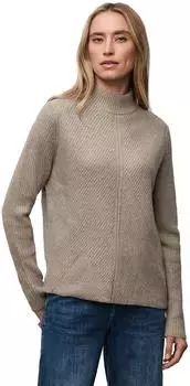 Street One Frauen Softer Strukturpullover in Beige Gr: (A30343016069)