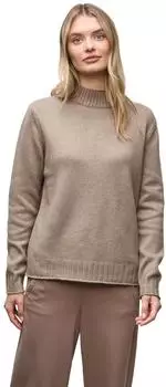 Street One Frauen Basic Turtleneck Pullover in Beige Gr: (A30343116069)