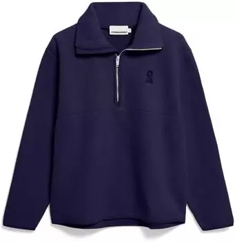 armedangels HAARLEENAA COTTON FLEECE Sweatshirt aus Bio-Baumwolle blau ( )