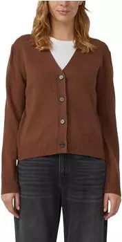 s.Oliver Strickcardigan aus Wollmix braun 2171678.8837.
