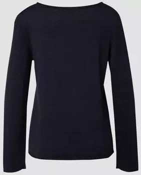 s.Oliver Feinstrickpullover mit Rollkanten blau 2176820.5959.