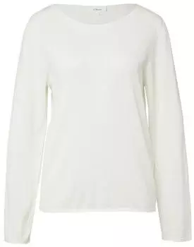 s.Oliver Feinstrickpullover mit Rollkanten creme 2176820.0210.