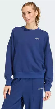 Adidas Seasonal Essentials Colorpop Sweatshirt mit aufgestickter Grafik Dark Blue / White (KC3996)