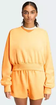 Adidas Weiches Lux Loose Sweatshirt Semi Ice Tangerine (KA7017)