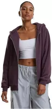 Urban Classics Fluffy Zip Cardigan (TB7286) plum purple