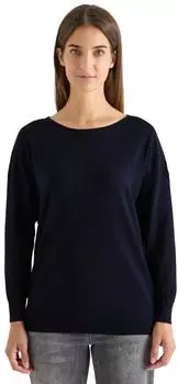 Cecil Strickpullover mit Strukturdetail (B303296) urban dunkelblau