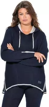 Laurasøn Strick-Hoodie Doubleface marine