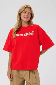 Saint Tropez PannaSZ SS Sweatshirt (52298965) fiery rot