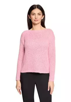 Betty Barclay Strickpullover mit Lochmuster sea pink